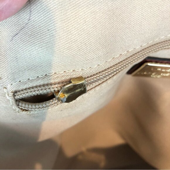 Vtg Valentino Milano brown reptile leather satchel with crossbody shoulder strap - Picture 11 of 12